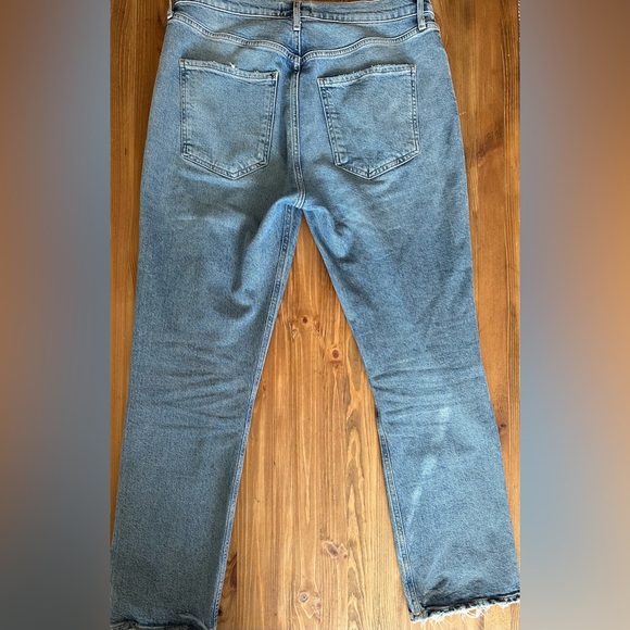 Agolde Riley Long High-Rise Straight-Leg Jeans | Size 30 (8-10) - Picture 3 of 8